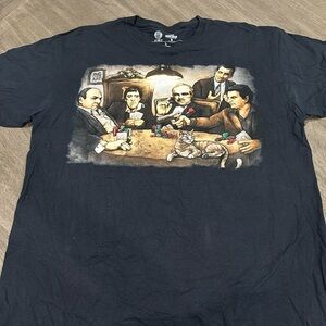 Get Down Art Gangster Poker Game Tshirt Size large gangster mafia mens Spencers